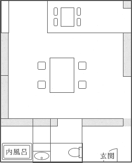 佳松亭･標準室の間取り図